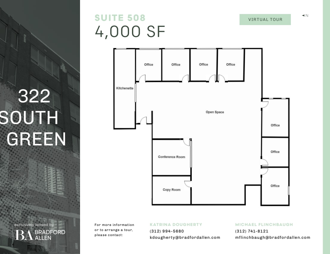 322 S Green St, Chicago, IL for lease Floor Plan- Image 1 of 9