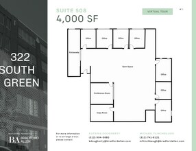 322 S Green St, Chicago, IL for lease Floor Plan- Image 1 of 9