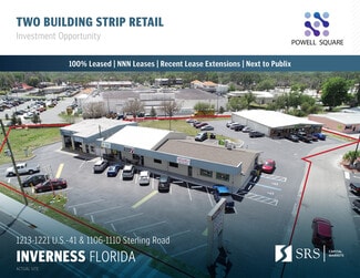 More details for 1213-1221 US 41 & 1106 - 1110 Sterling Rd, Inverness, FL - Retail for Sale