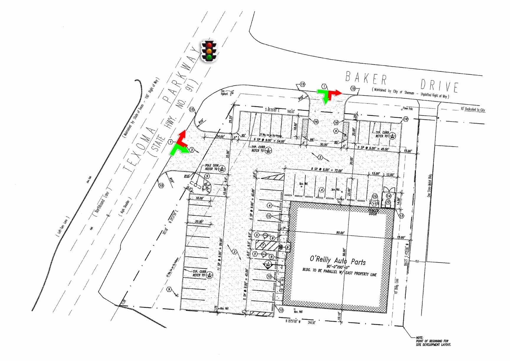 2317 Texoma Pky, Sherman, TX for sale Site Plan- Image 1 of 2