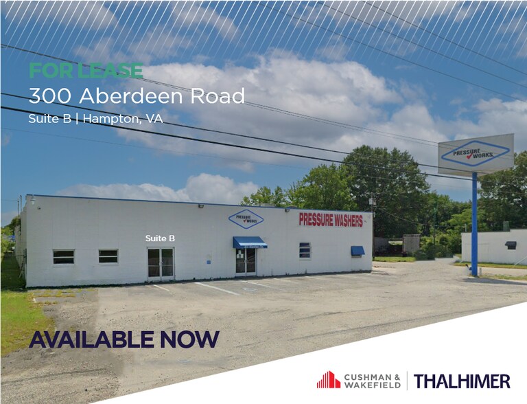 300 Aberdeen Rd, Hampton, VA for lease - Building Photo - Image 1 of 3