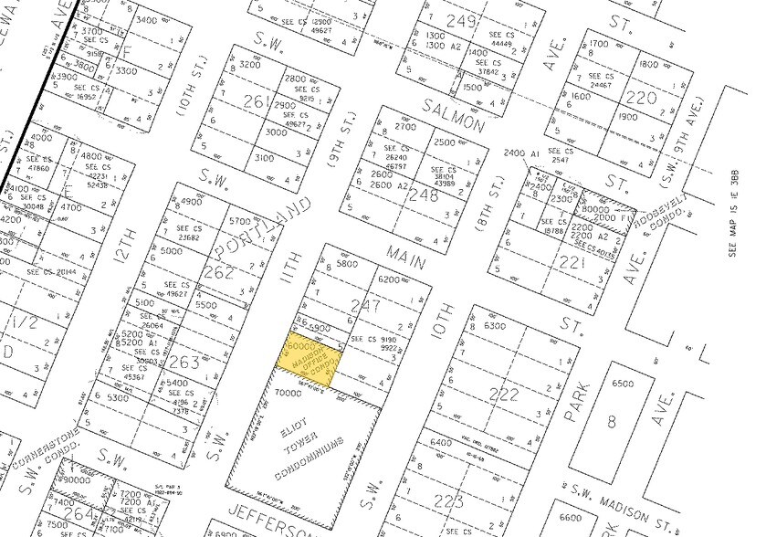 1140 SW 11th Ave, Portland, OR à vendre - Plan cadastral - Image 2 de 6