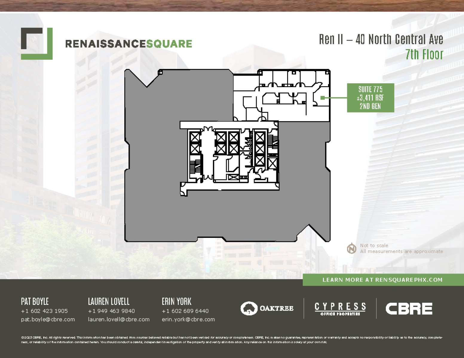 40 N Central Ave, Phoenix, AZ for lease Floor Plan- Image 1 of 1