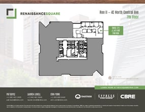40 N Central Ave, Phoenix, AZ for lease Floor Plan- Image 1 of 1