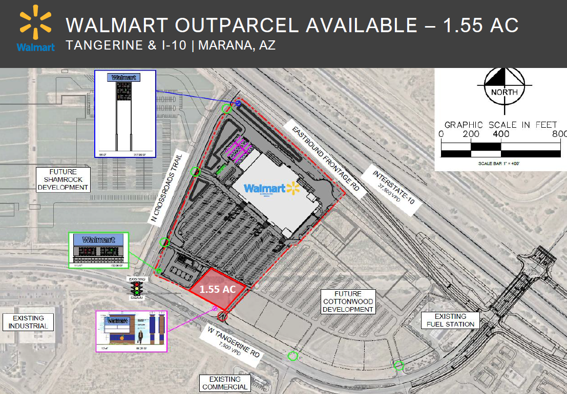 Tangerine Rd & I-10, Marana, AZ for sale Aerial- Image 1 of 6