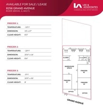 8256 W Grand Ave, River Grove, IL à vendre Plan d’étage- Image 1 de 1