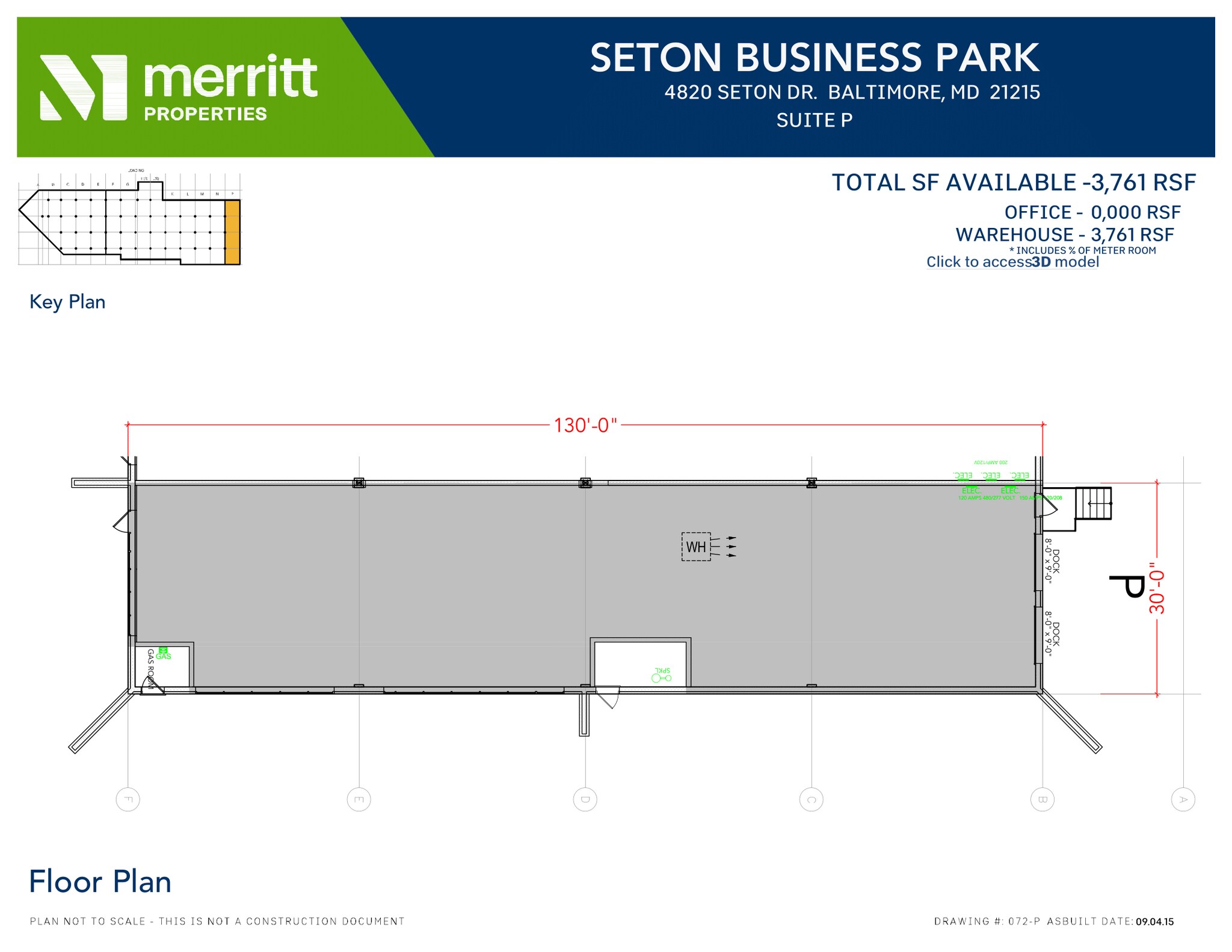 4820 Seton Dr, Baltimore, MD à louer Plan d’étage- Image 1 de 1