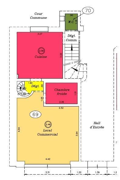 61 Boulevard Mortier, Paris à vendre Plan d’étage- Image 1 de 7