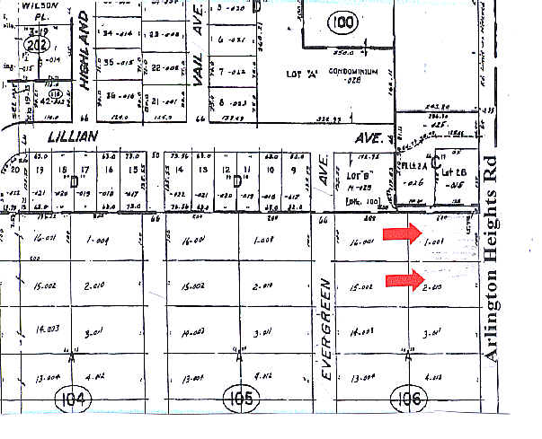 1650 N Arlington Heights Rd, Arlington Heights, IL for lease - Plat Map - Image 2 of 9