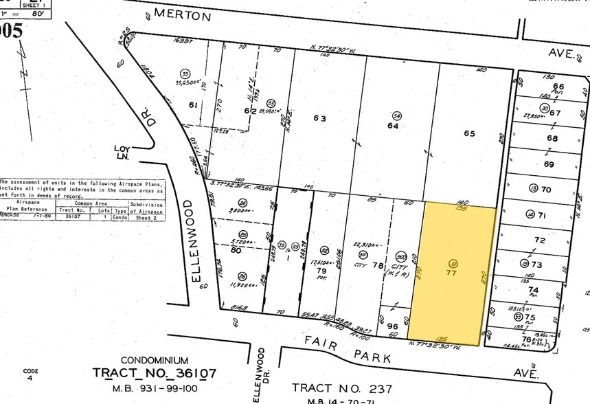 2219 Fair Park Ave, Los Angeles, CA for lease - Plat Map - Image 2 of 41