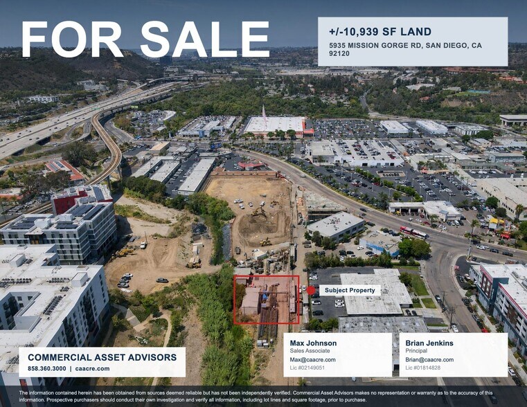 5935 Mission Gorge Rd, San Diego, CA à vendre - Photo du bâtiment - Image 1 de 1