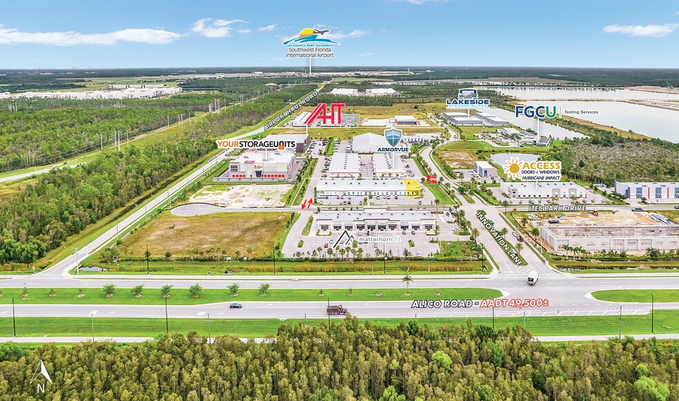 16360 Innovation Ln, Fort Myers, FL for lease - Aerial - Image 2 of 7