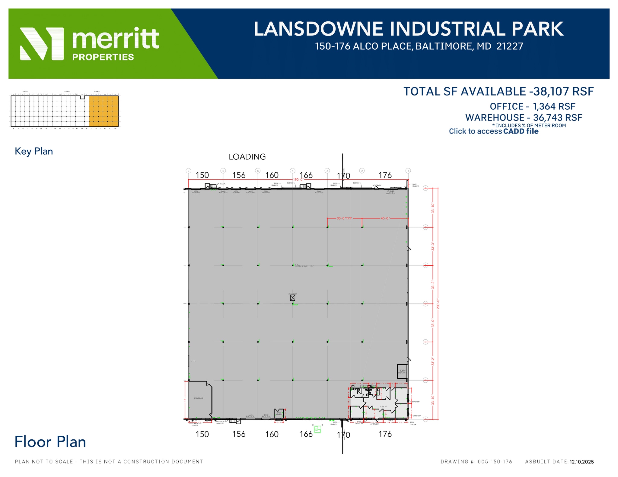 178-194 Alco Pl, Lansdowne, MD for lease Floor Plan- Image 1 of 1