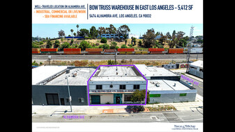 Bow Truss Warehouse in East Los Angeles - Services immobiliers commerciaux