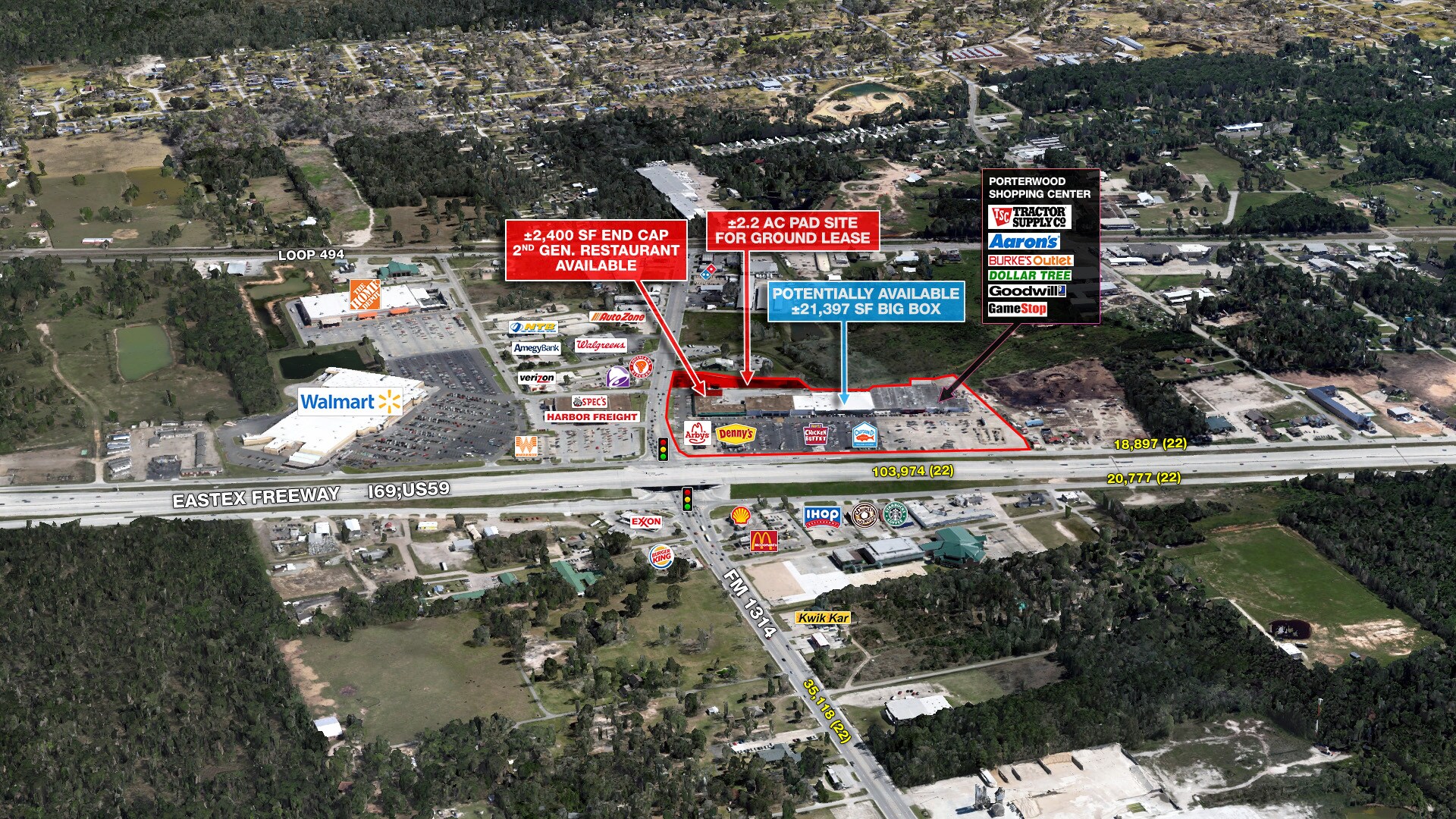 23741 Highway 59, Porter, TX à louer Photo du bâtiment- Image 1 de 5