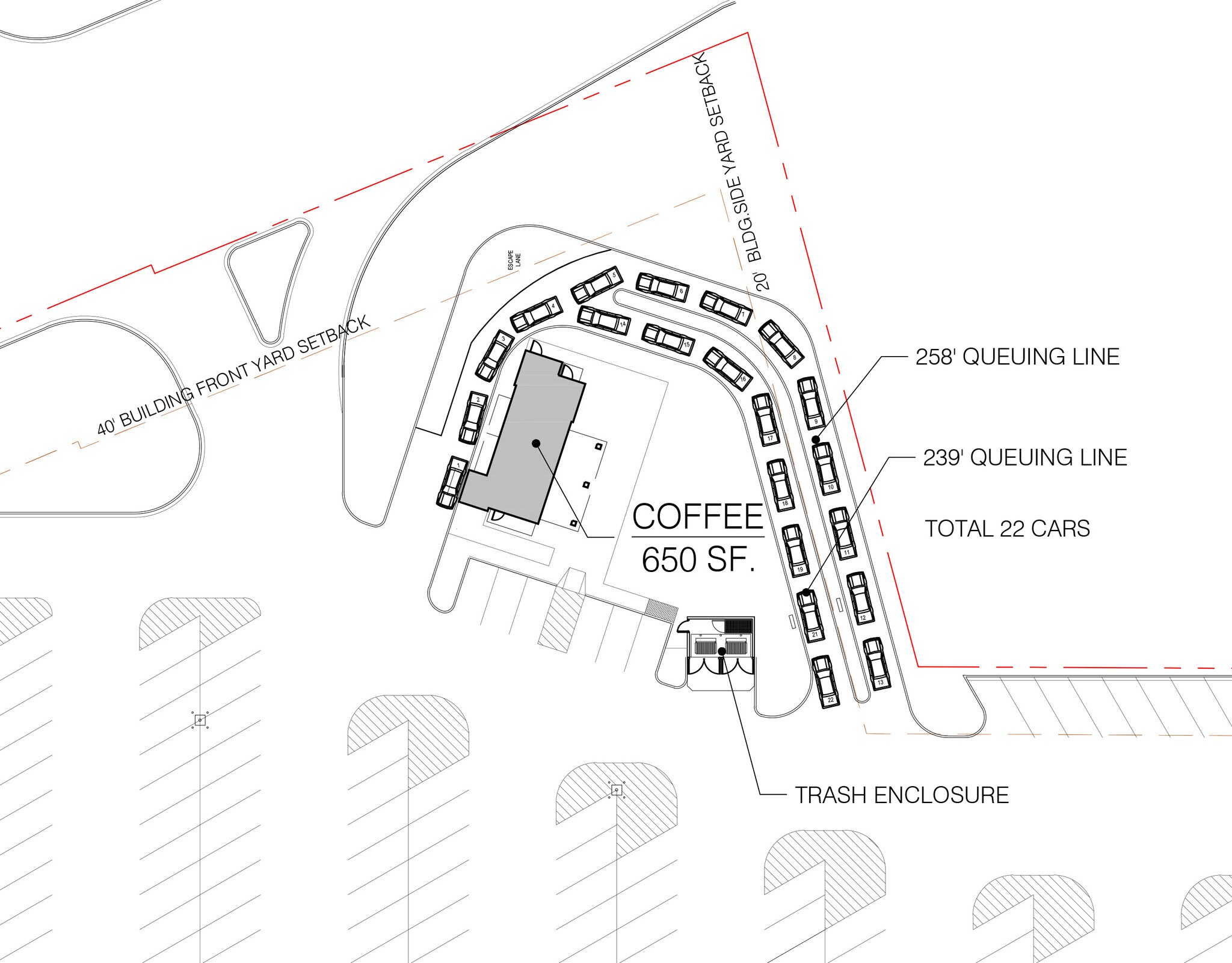 1320 N Columbia St, Milledgeville, GA à louer Plan de site- Image 1 de 2