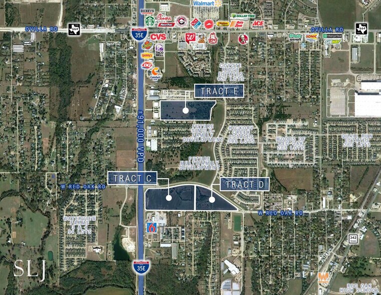 Red Oak Commercial Development Sites portfolio of 3 properties for sale on LoopNet.ca - Aerial - Image 3 of 10