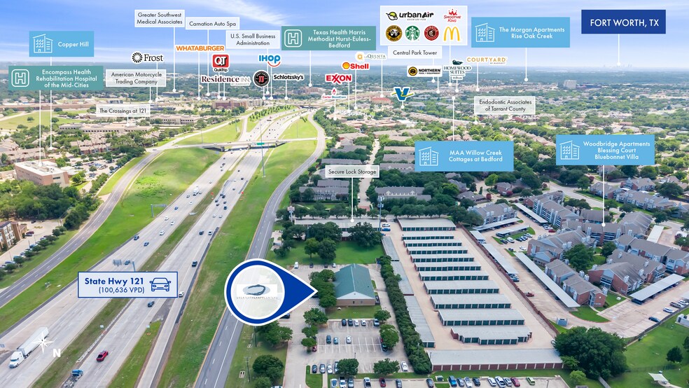 2419 Highway 121, Bedford, TX à vendre - Photo du bâtiment - Image 2 de 5