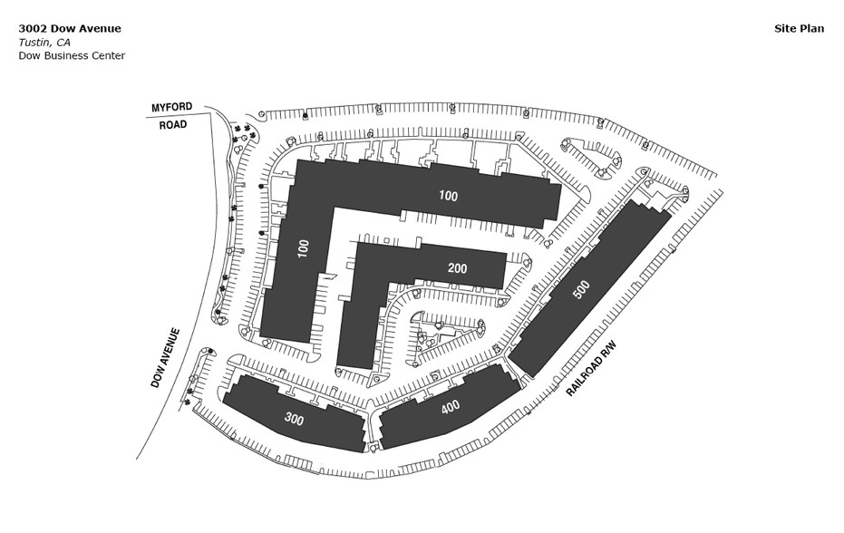 3002 Dow Ave, Tustin, CA à vendre - Plan de site - Image 1 de 1