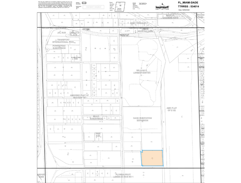 7000 NW 60th St, Miami, FL for lease - Plat Map - Image 2 of 5