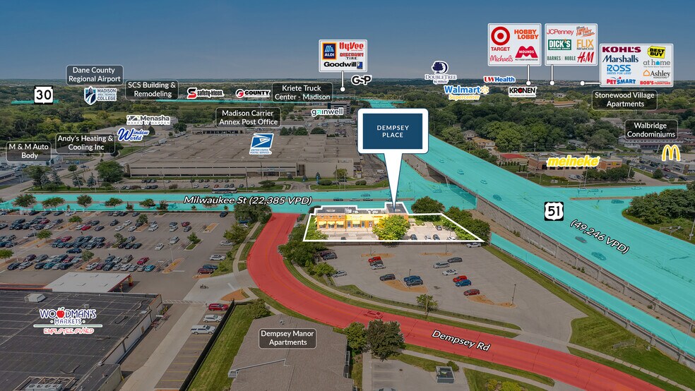 1 Dempsey Rd, Madison, WI à vendre - Photo du bâtiment - Image 2 de 5