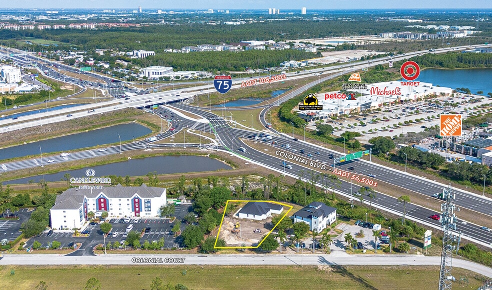 3614 Colonial Ct, Fort Myers, FL for lease - Aerial - Image 1 of 6