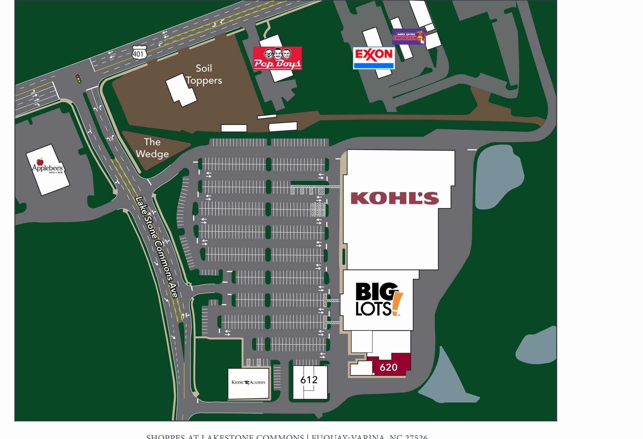 620 Lakestone Commons Ave, Fuquay-Varina, NC à louer Plan de site- Image 1 de 6