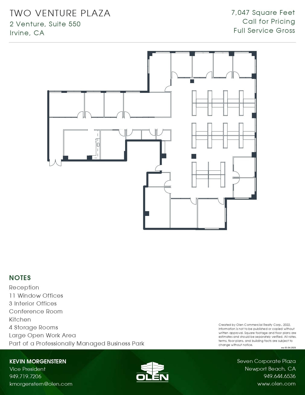 2 Venture, Irvine, CA à louer Plan d’étage- Image 1 de 1