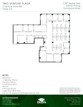 2 Venture, Irvine, CA à louer Plan d’étage- Image 1 de 1