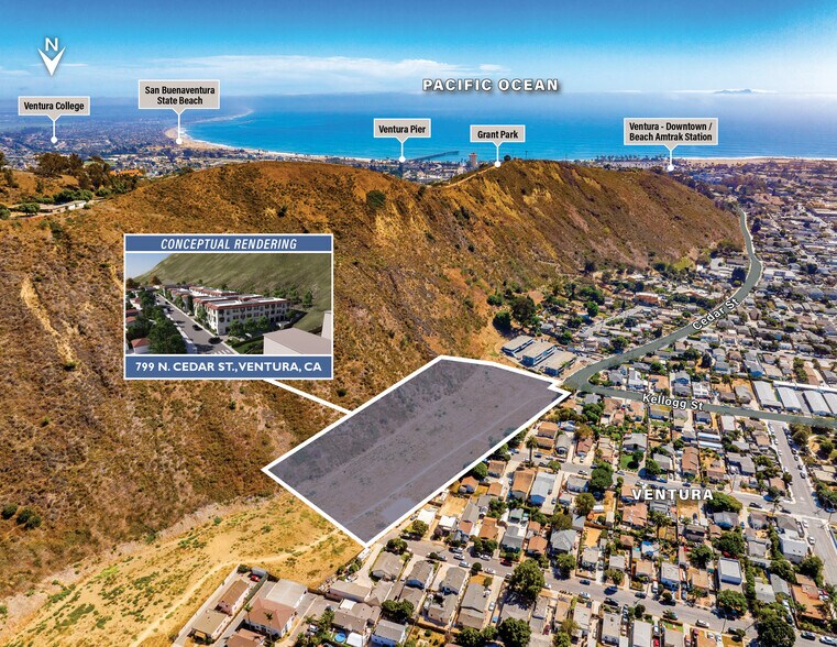 799 N. Cedar Street, Ventura, CA à vendre - Photo du bâtiment - Image 2 de 12