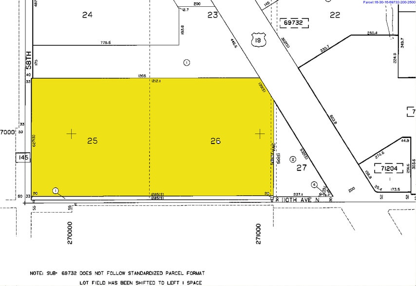 5501 110th Ave N, Pinellas Park, FL for sale - Plat Map - Image 2 of 24