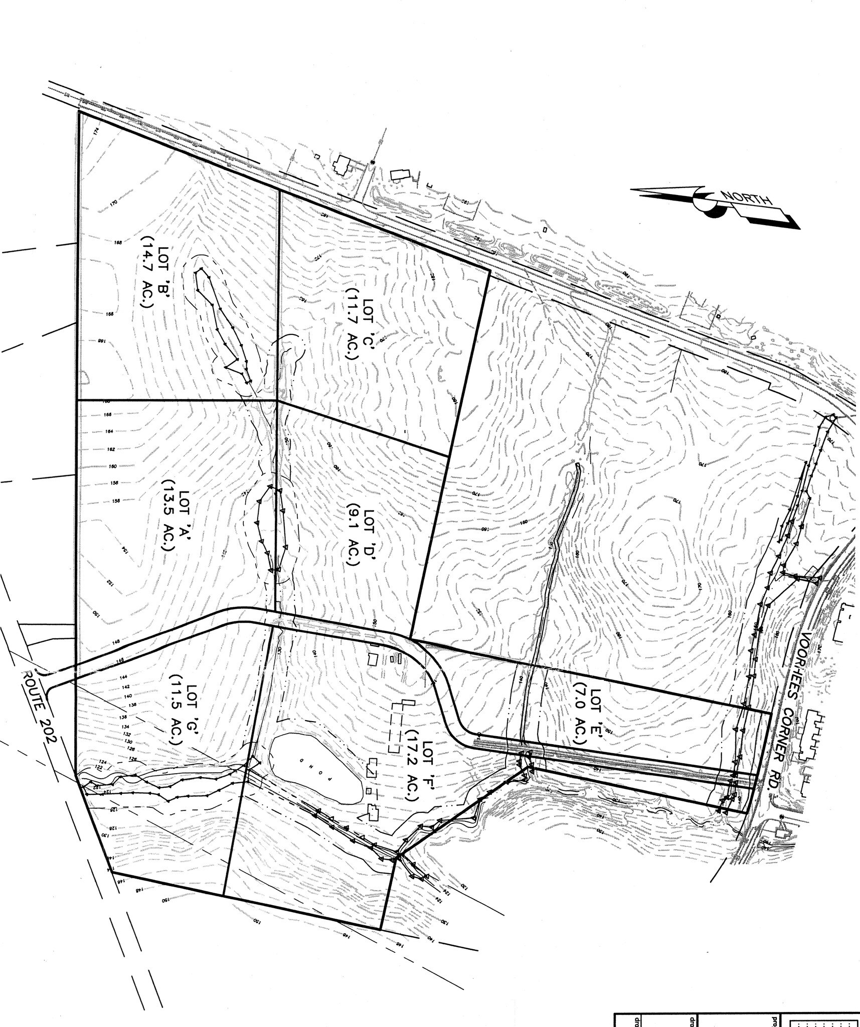 101 Voorhees Corner Rd, Raritan, NJ à vendre Plan de site- Image 1 de 2