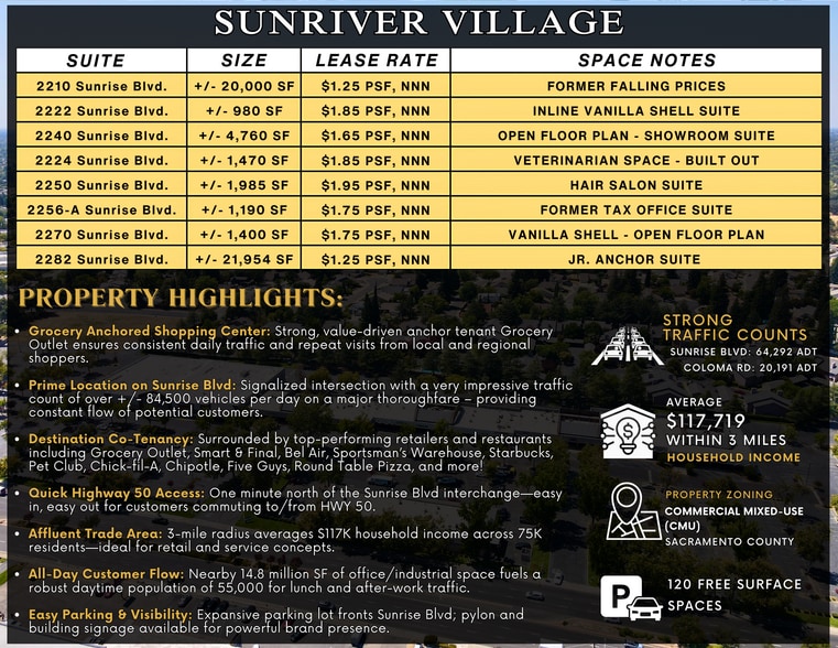 2246-2286 Sunrise Blvd, Gold River, CA for lease - Building Photo - Image 2 of 13