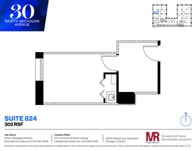30 N Michigan Ave, Chicago, IL for lease Floor Plan- Image 1 of 4