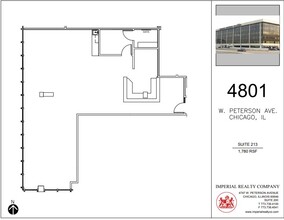 4801 W Peterson Ave, Chicago, IL à louer Plan d  tage- Image 1 de 5