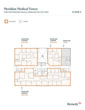 13321 N Meridian Ave, Oklahoma City, OK à louer Plan d’étage- Image 1 de 1