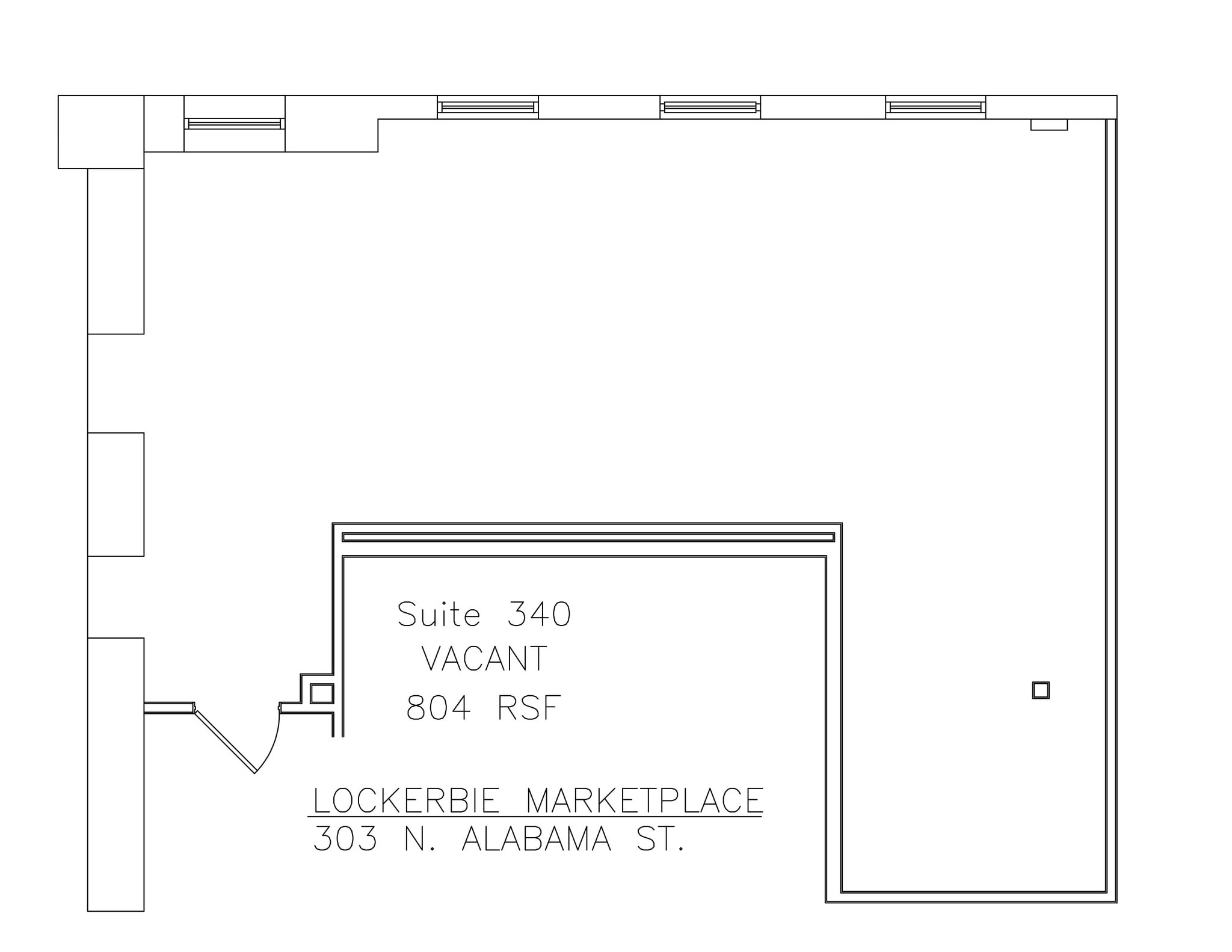 303 N Alabama St, Indianapolis, IN for lease Site Plan- Image 1 of 1