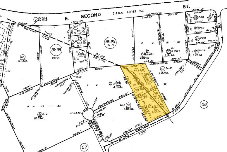 536 Stone Rd, Benicia, CA à louer - Plan cadastral - Image 2 de 8