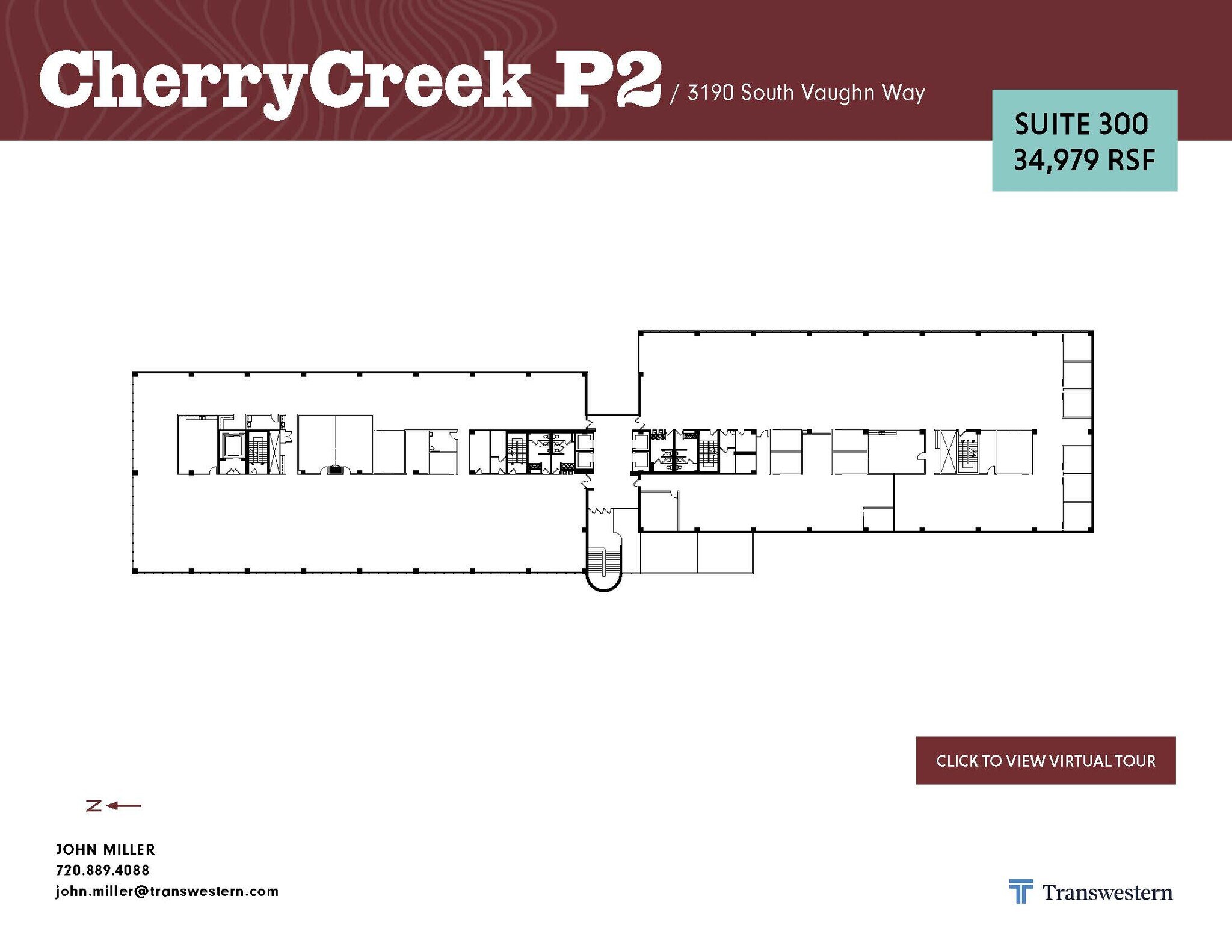 3131 S Vaughn Way, Aurora, CO for lease Floor Plan- Image 1 of 2