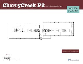 3131 S Vaughn Way, Aurora, CO for lease Floor Plan- Image 1 of 2