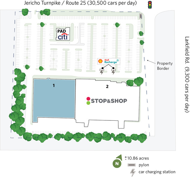 3124-3126 Jericho Tpke, East Northport, NY à louer - Plan de site - Image 2 de 5