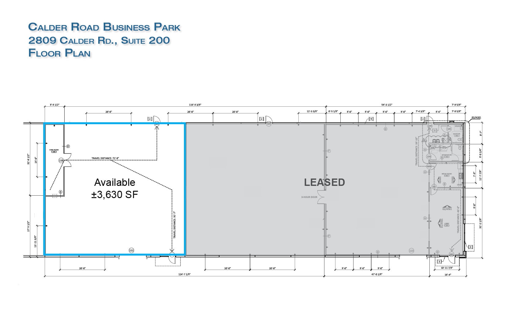 2809 Calder Rd, League City, TX à louer Plan d’étage- Image 1 de 1