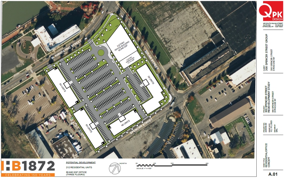 300 Spencer St, Syracuse, NY à vendre - Plan de site - Image 3 de 13