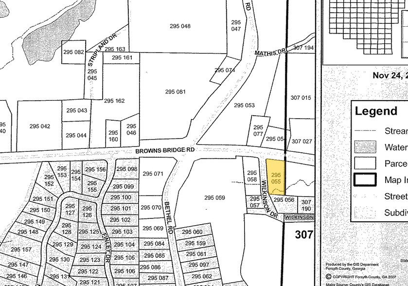 7715 Wilkinson Dr, Gainesville, GA à louer - Plan cadastral - Image 3 de 7