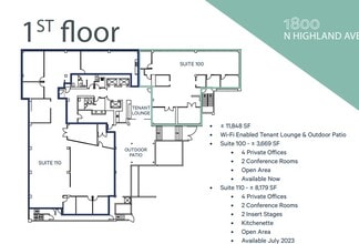 1800 N Highland Ave, Los Angeles, CA for lease Floor Plan- Image 1 of 1