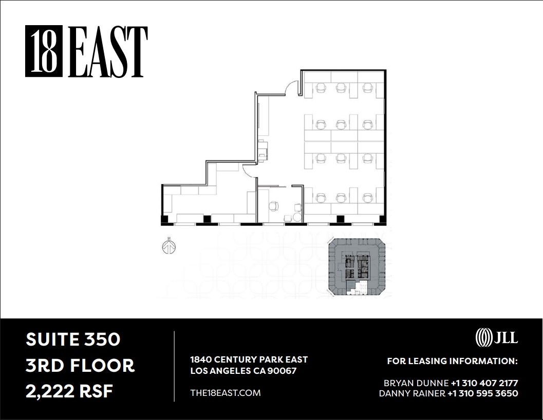 1840 Century Park E, Los Angeles, CA for lease Floor Plan- Image 1 of 1