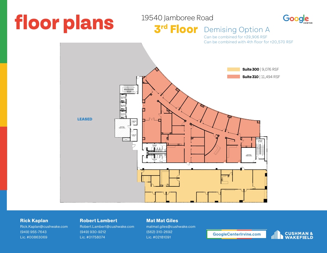 19520 Jamboree Rd, Irvine, CA for lease Floor Plan- Image 1 of 1