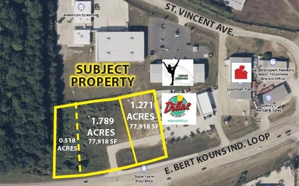 400 Block East Bert Kouns Industrial Loop, Shreveport, LA for sale - Building Photo - Image 1 of 3