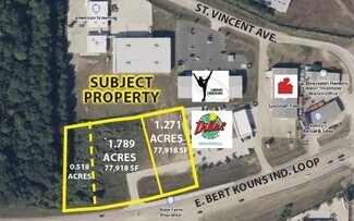 Plus de détails pour 400 Block East Bert Kouns Industrial Loop, Shreveport, LA - Terrain à vendre