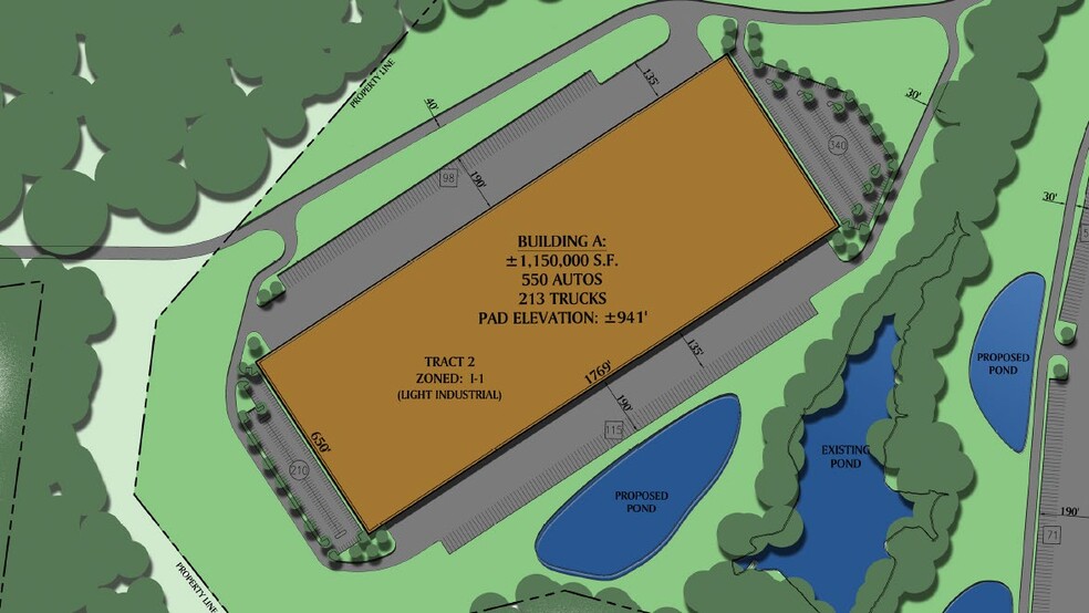 5401 Old Winder Hwy, Braselton, GA à louer - Plan de site - Image 2 de 3